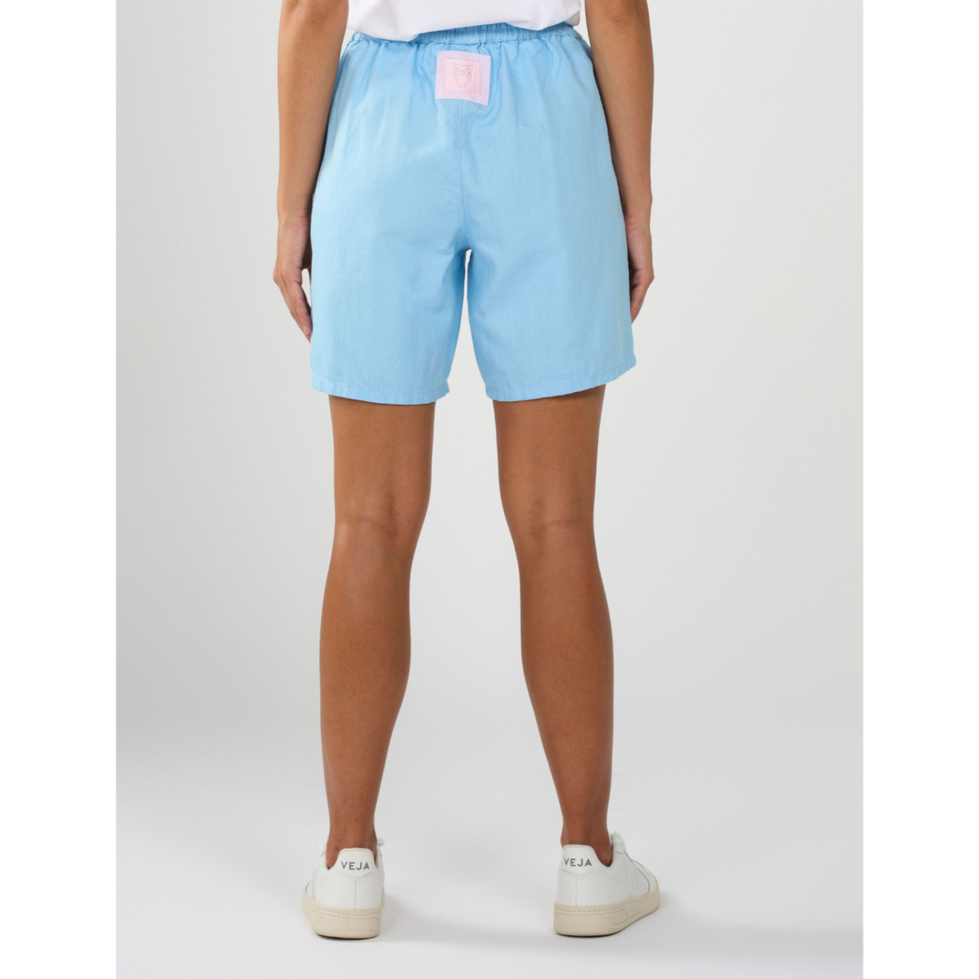 Shorts aus Bio-Baumwolle und Bio-Leinen