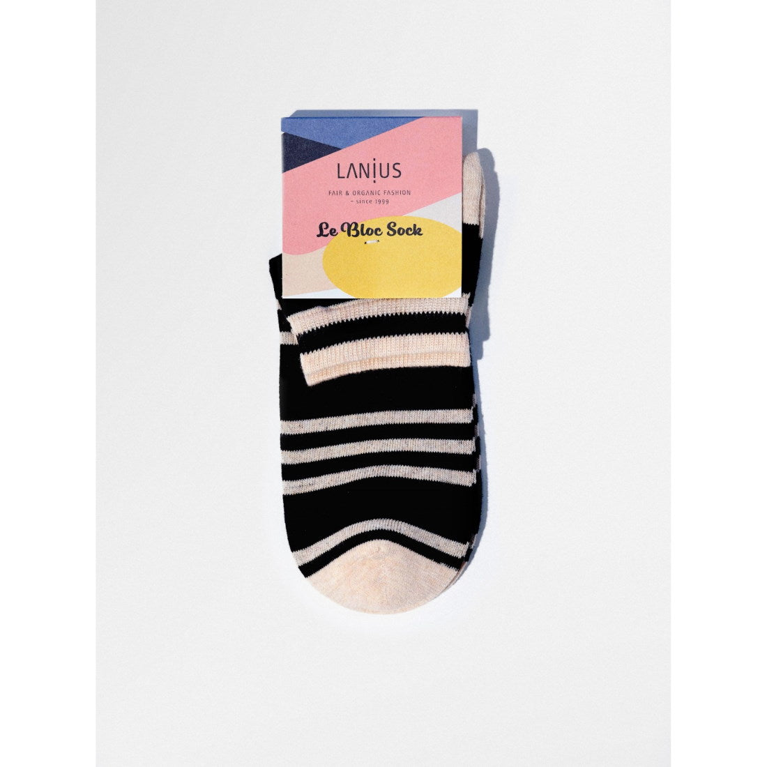 Sneaker Socken mit Streifen aus Bio-Baumwolle