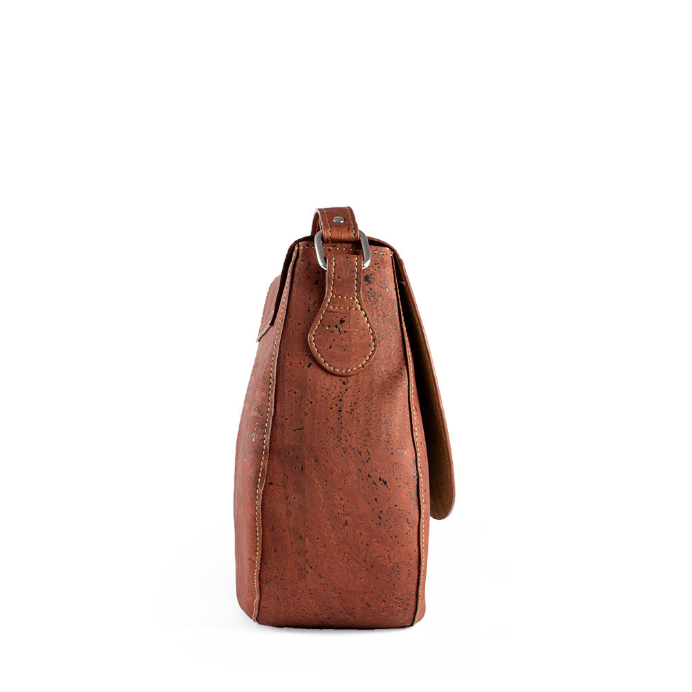 Kork Umhängetasche SADDLE BAG - Red