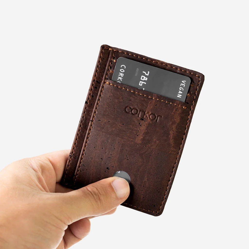 Karten-Portemonnaie aus Kork - RFID Safe