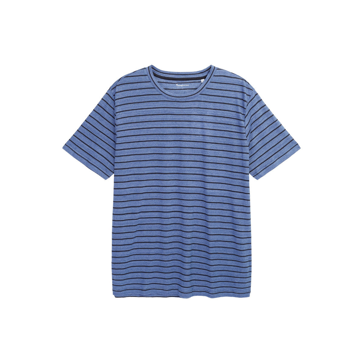 T-Shirt REGULAR STRIPED aus Leinen