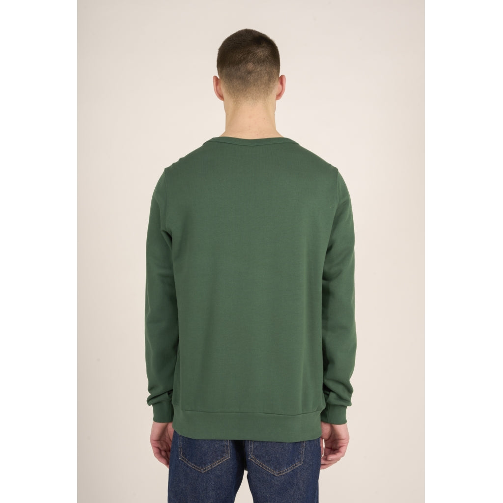 Sweat-Pullover ELM mit Badge aus Bio-Baumwolle