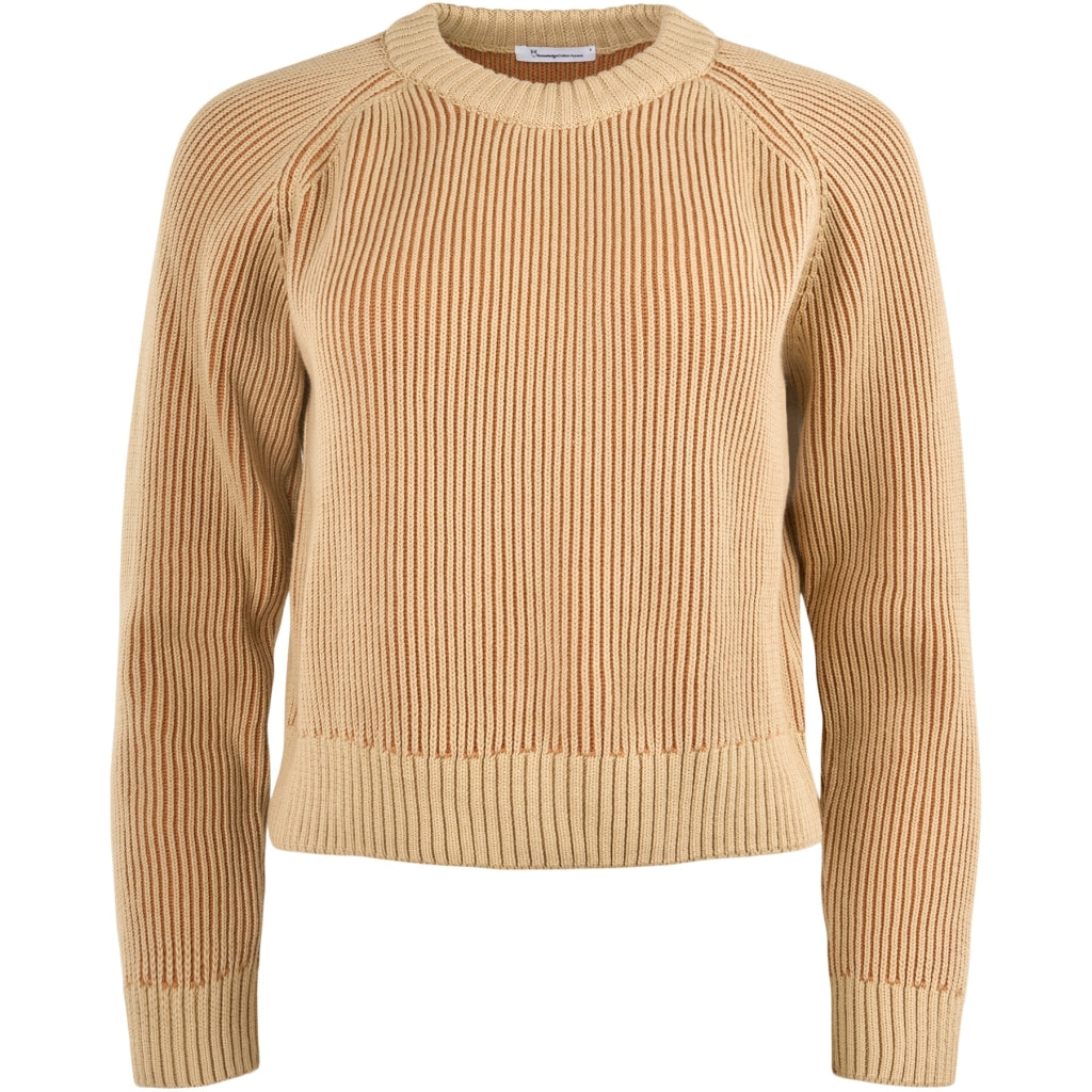 Strick-Pullover TWO TONED CREW NECK aus Bio-Baumwolle