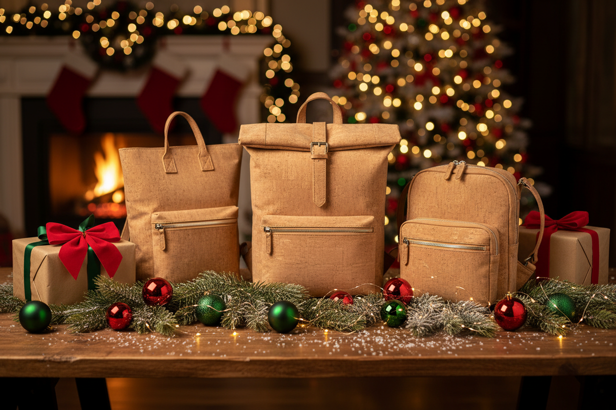 Mache die Rucksäcke aus Kork wie von Corkor