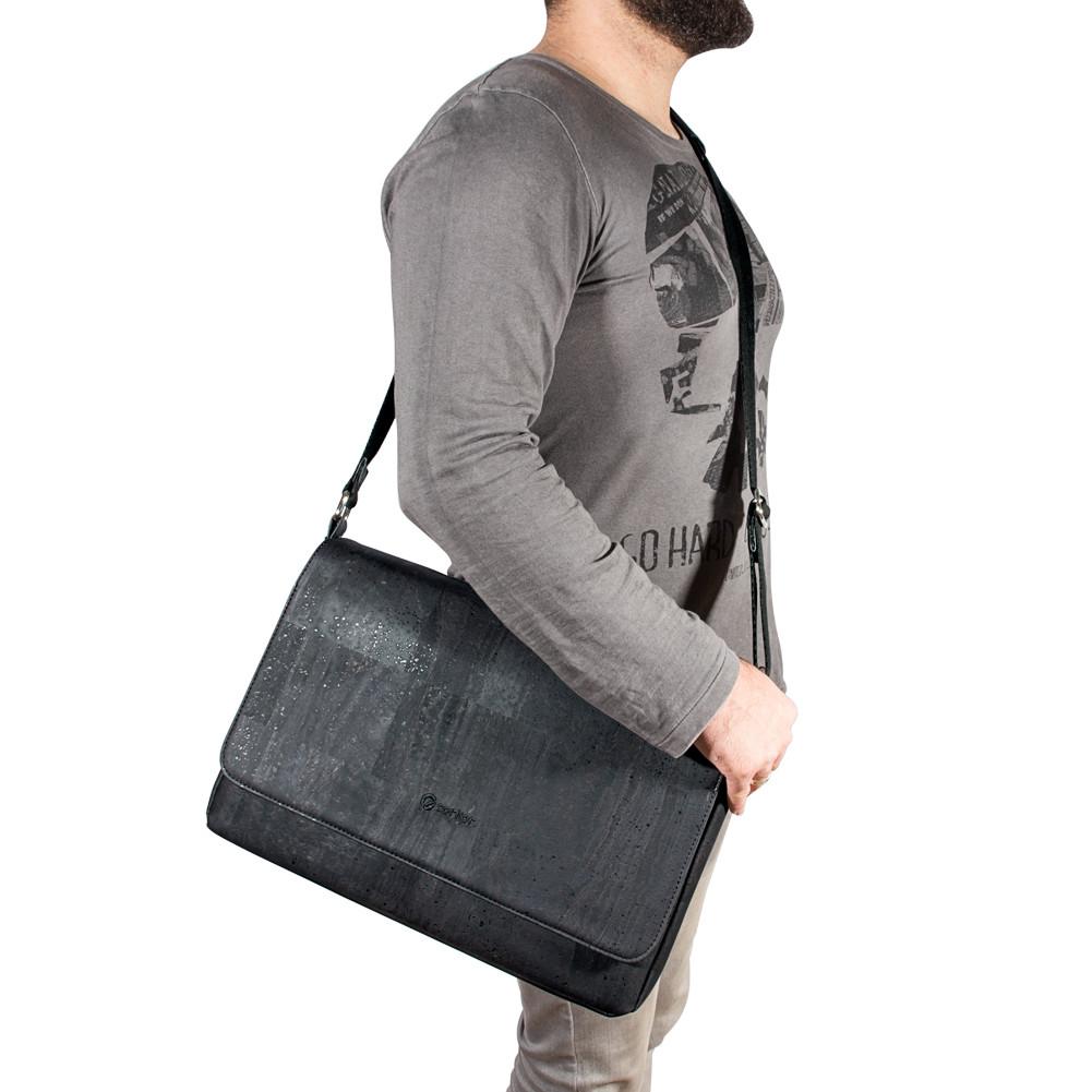 Kork Messenger Laptop-Tasche